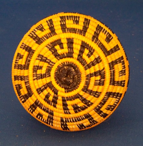 Tessuto The Indian Arts Fair Trade circa 100% intrecciati iuta Tappeto 90 Diameter Beige 