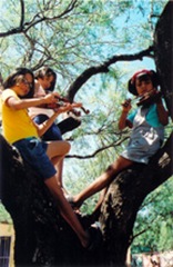 Playing in the Trees girls r-1